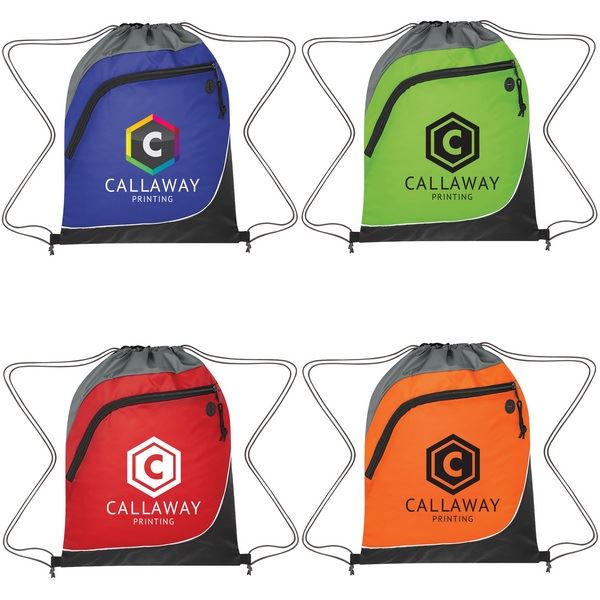 JH3478 Lively Drawstring Sports Pack With Custom Imprint